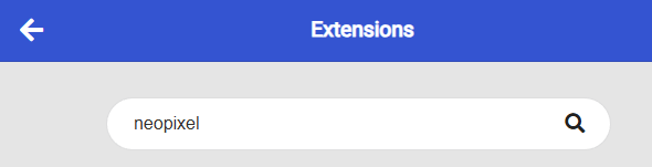 Extensions search