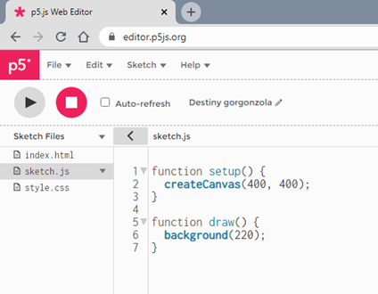P5 coding environment